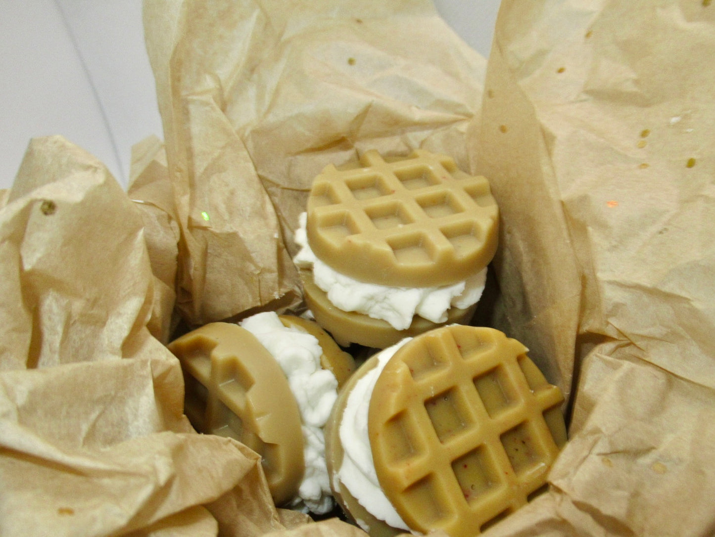 WAFFLE WAX MELTS - VANILLE & KARAMEL