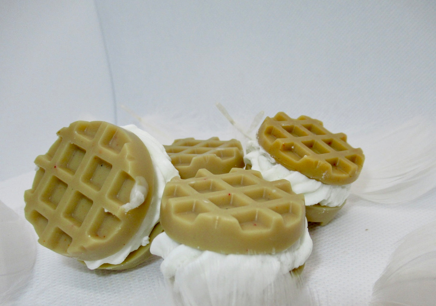 WAFFLE WAX MELTS - VANILLE & KARAMEL