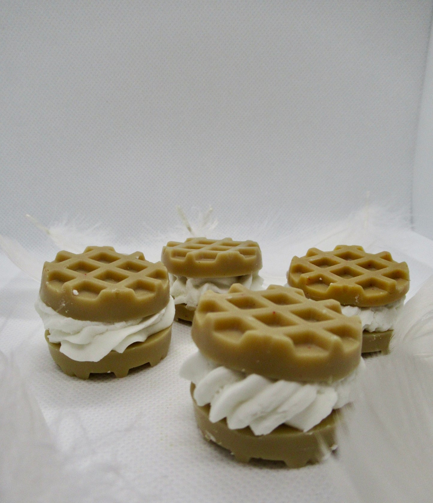 WAFFLE WAX MELTS - VANILLE & KARAMEL