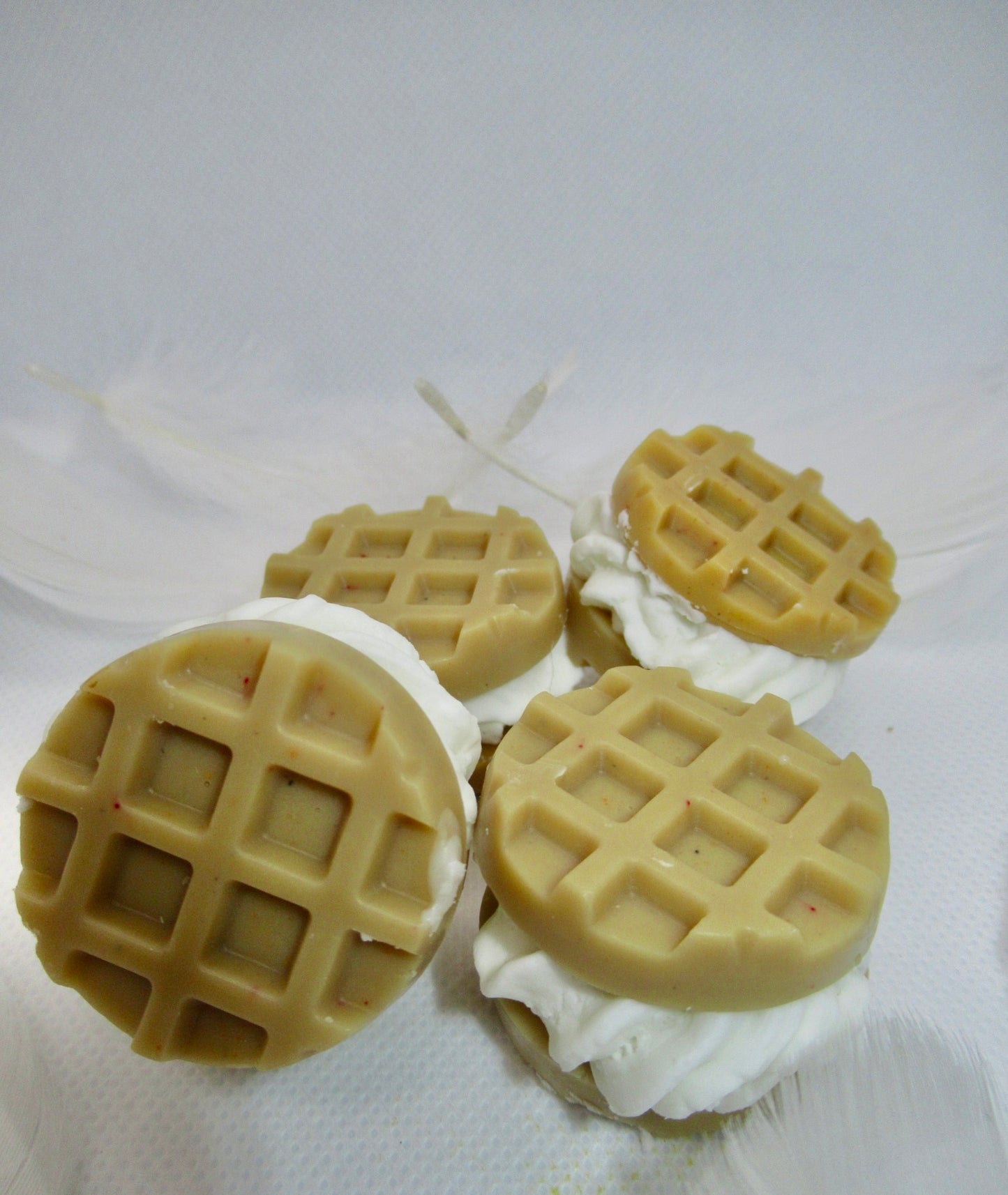 WAFFLE WAX MELTS - VANILLE & KARAMEL