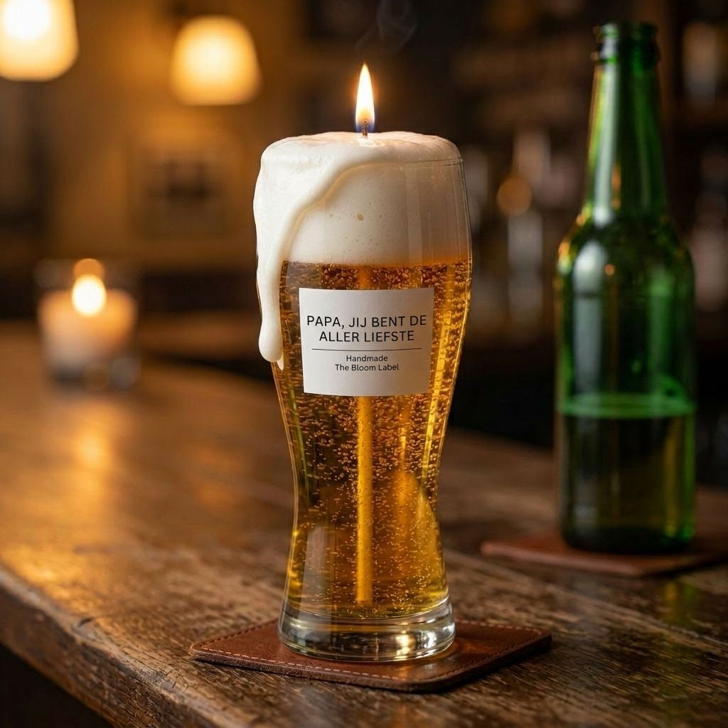 Vaderdag Geurkaars 'Biertje'               Sauvage Dior geur